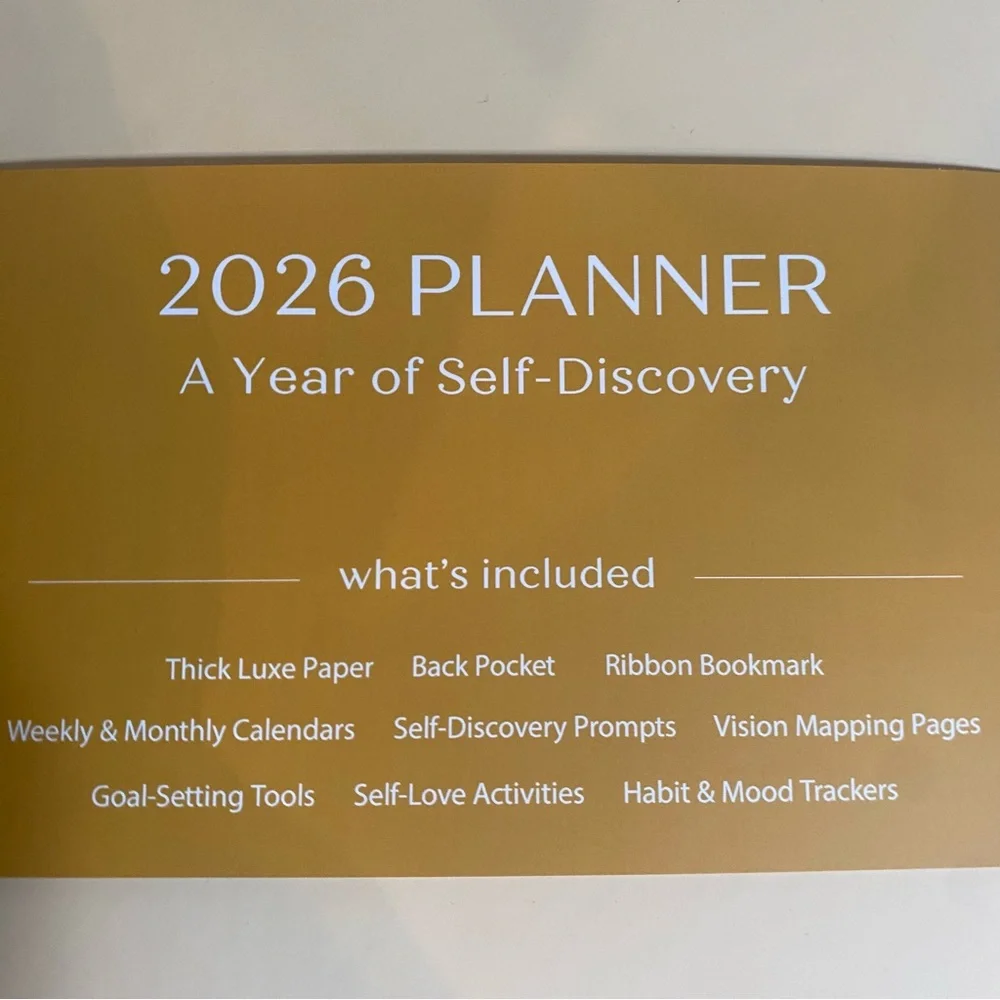Pen & Papel 2026 Limited Edition Stay Golden Planner